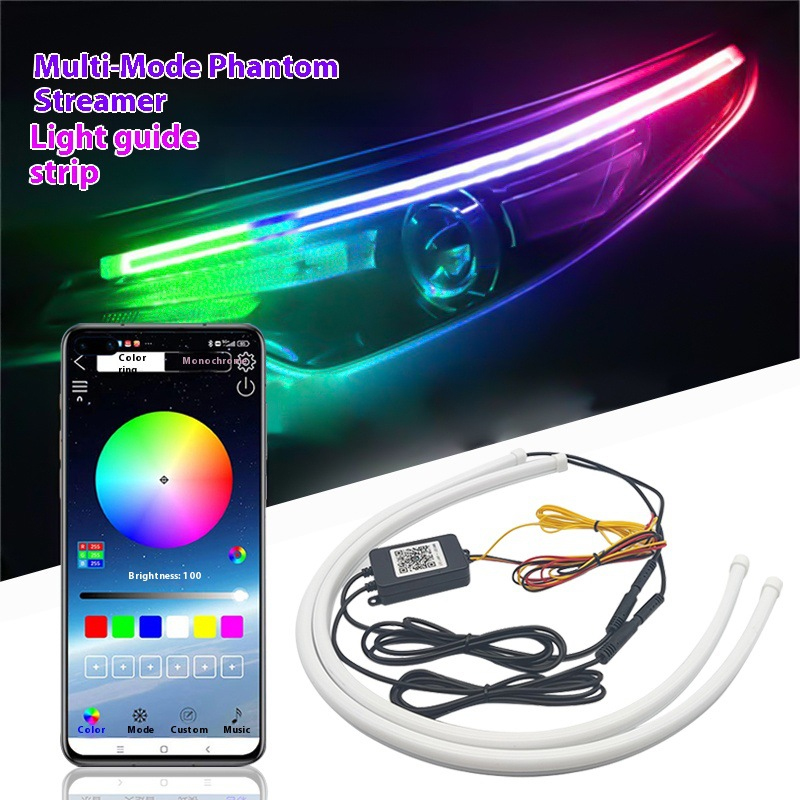Led Gaming Light Strip - 2PCS Car LED Strip Lights Flexible