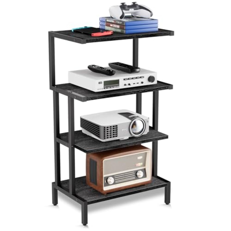 Gaming Console Games - Media Stand Gaming Shelf 4 Tier