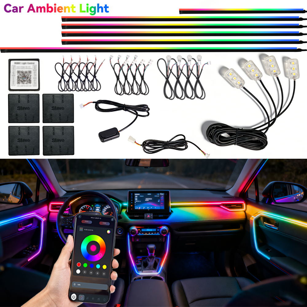 Led Gaming Light Strip - Symphony Ambient Lights Car RGB App