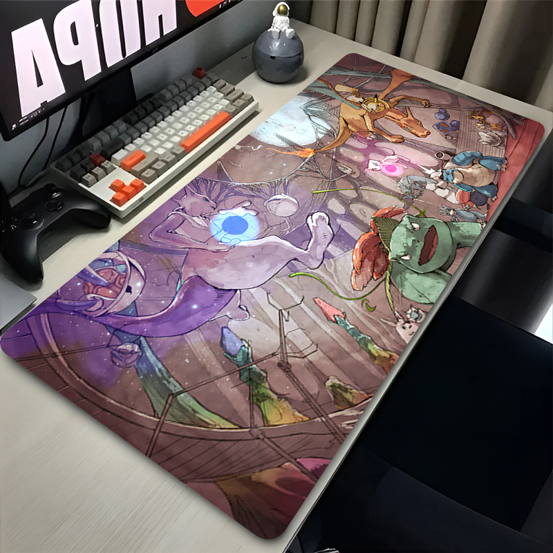 Gaming Console Cabinet - Colorful Gaming Mousepad Laptop Japan Cool