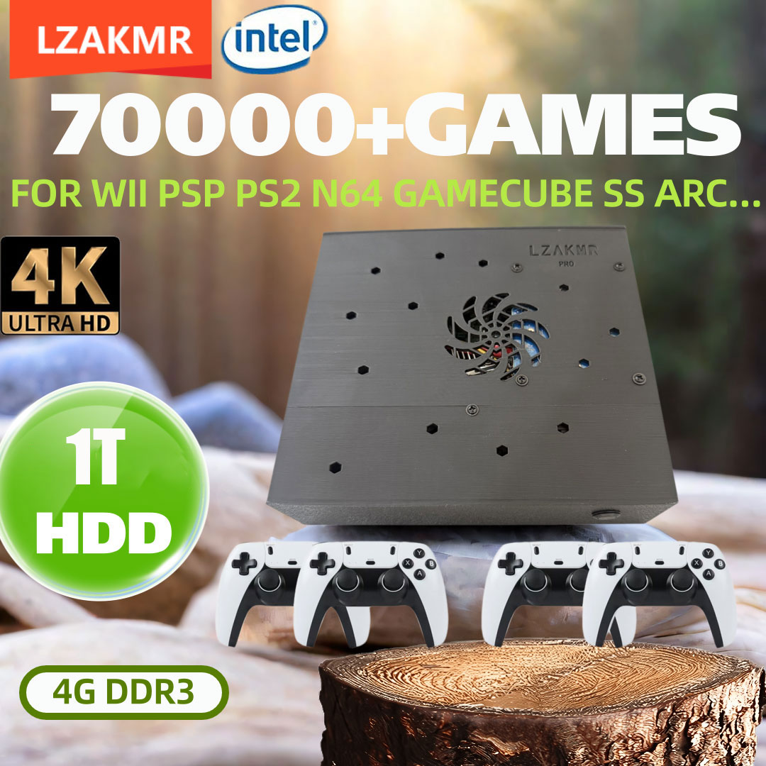 Gaming Console Chinese - 4G/8G Built-in 85000 Games 1T HDD