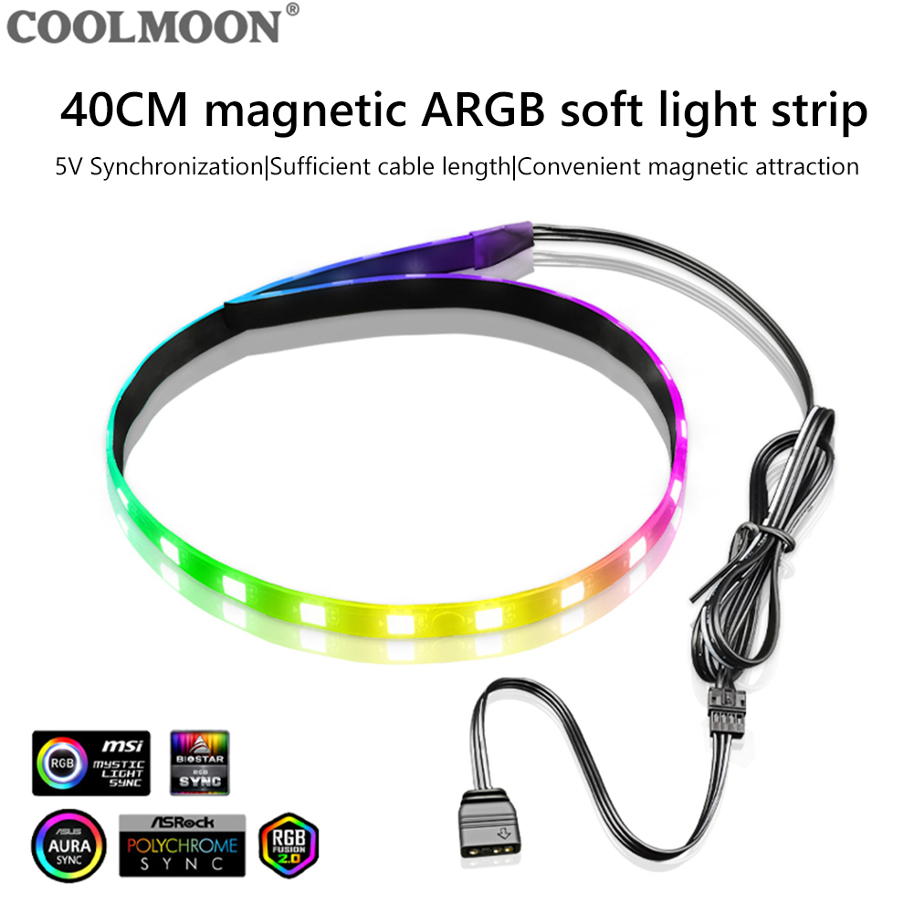 Led Gaming Light Strip - COOLMOON CM-LS40 5V ARGB PC Case
