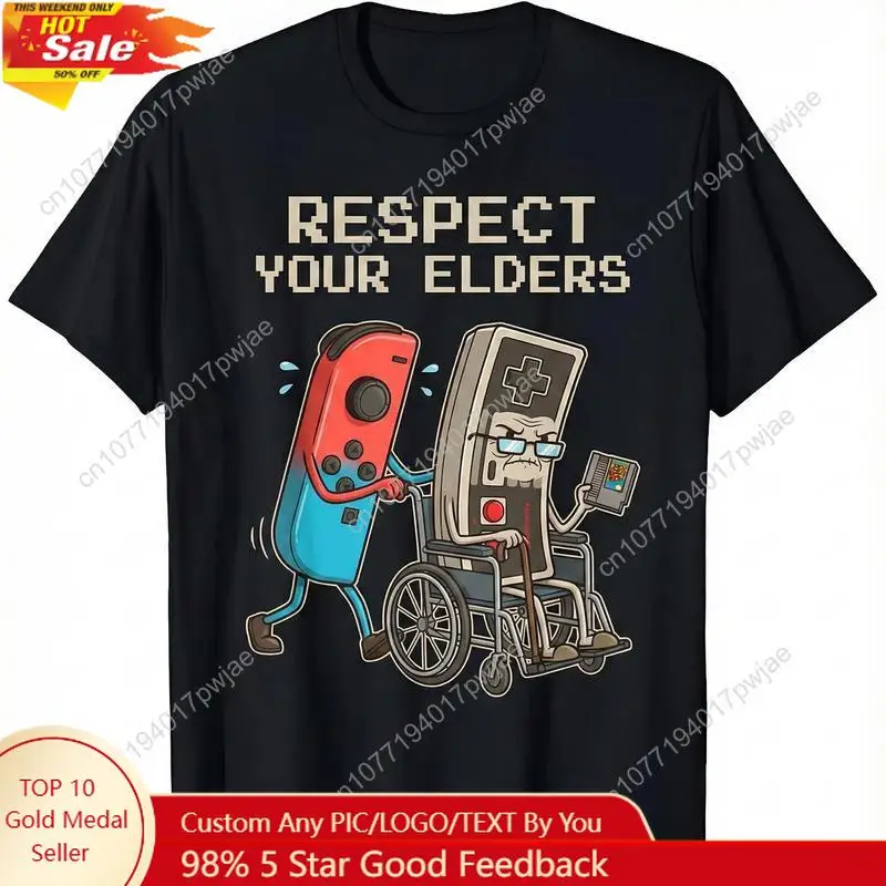 Funny Retro Gamer Graphic T-Sh – обзор и цена Gaming Consoles