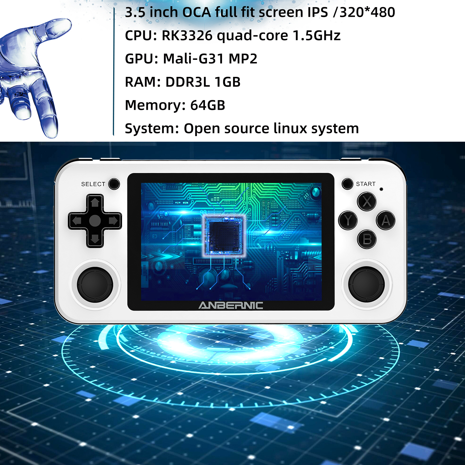 ANBERNIC RG351P Handheld Retro – обзор и цена Gaming Console Ayaneo