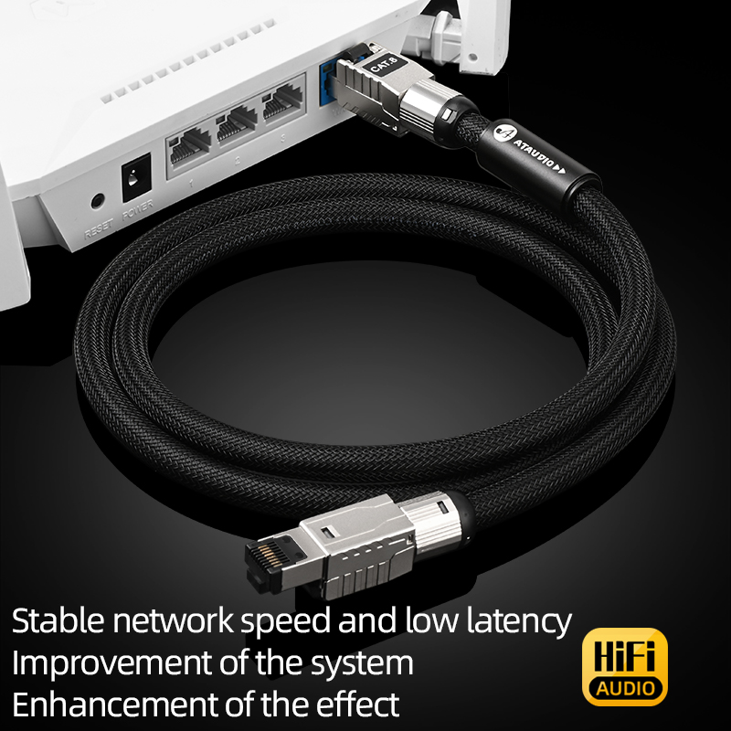 Hi-end HiFi Ethernet Cable for – обзор и цена Lan Cable Gaming