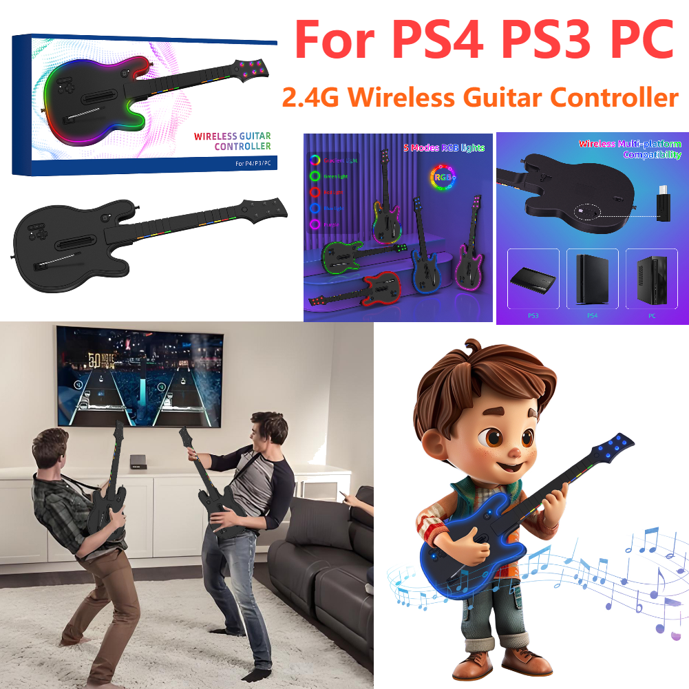 2.4G Wireless Guitar Controlle – обзор и цена Gaming Console Ps3