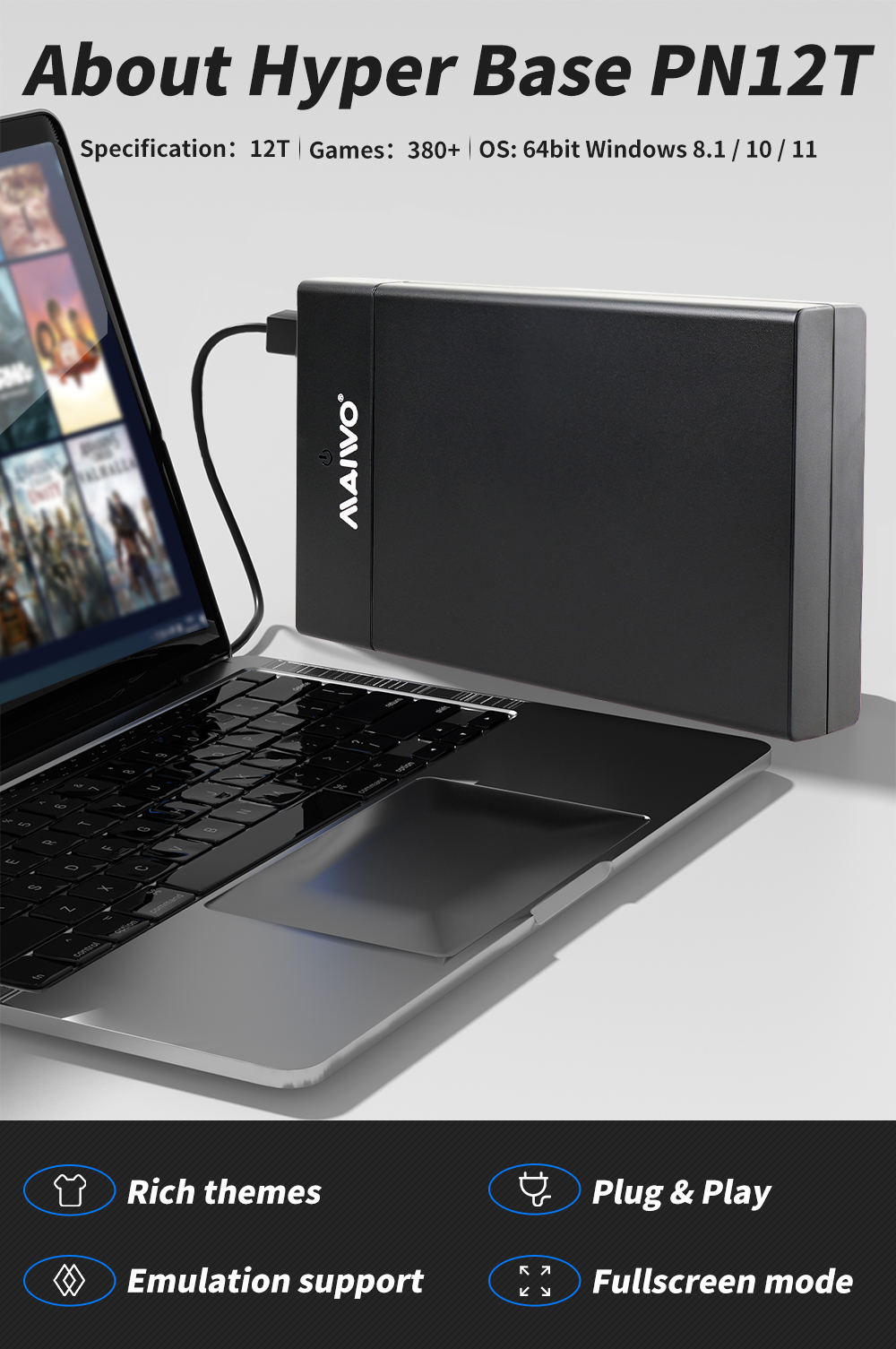 Playnite System Portable 12TB  – обзор и цена Gaming Console Ps3