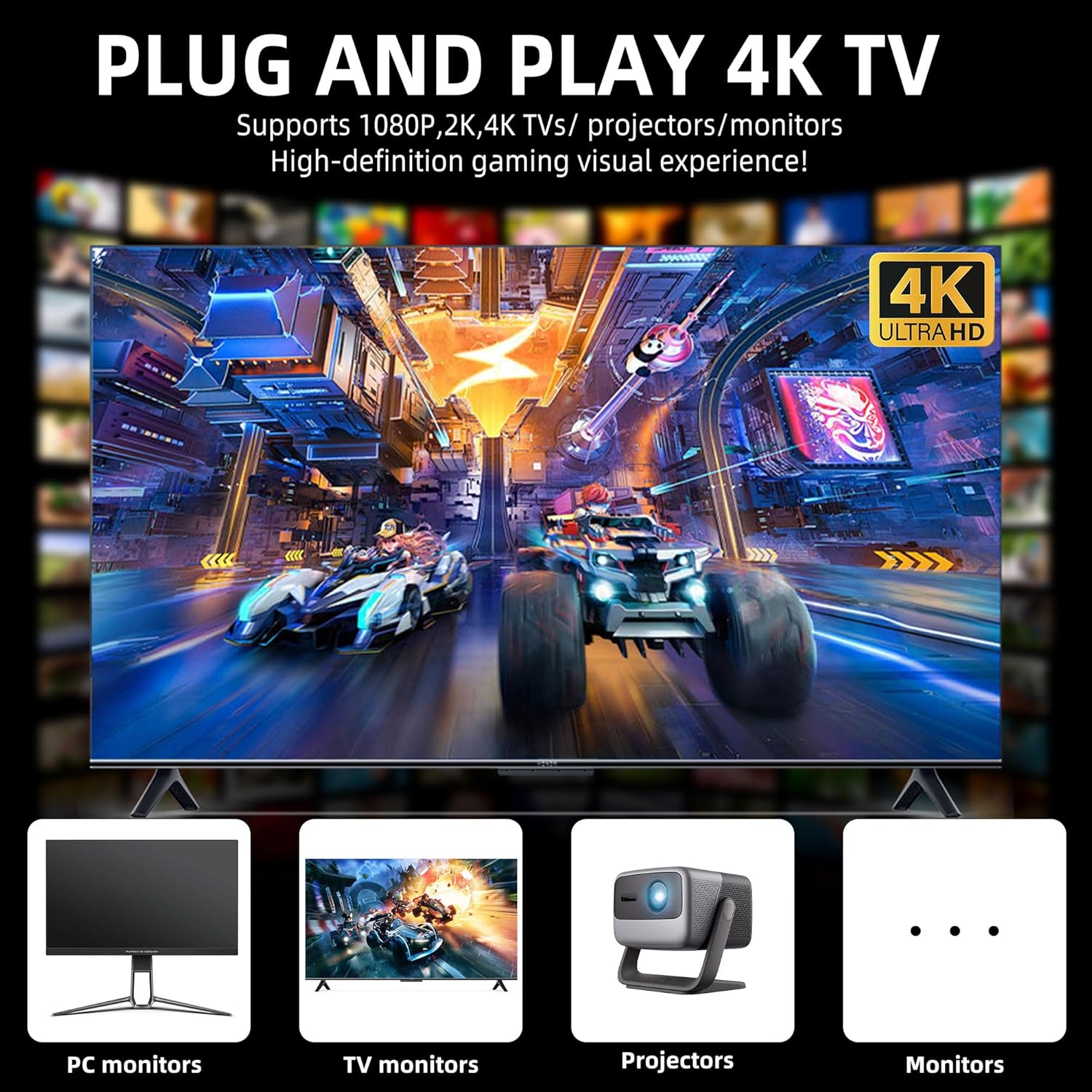 2026 Retro Gaming Console, 4K  – обзор и цена Gaming Console Chinese