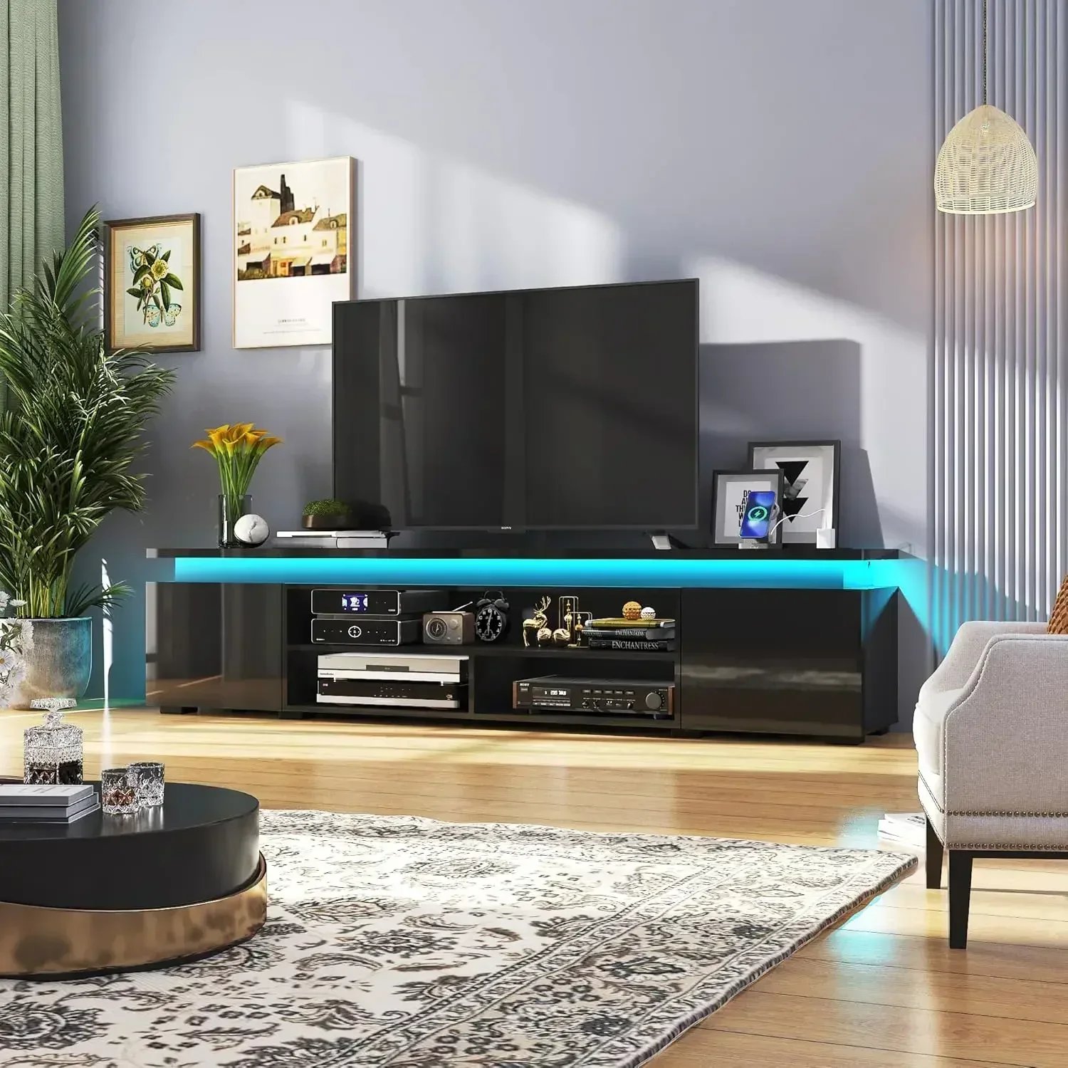 XMSJ-Sale LED TV Stand for 95  – обзор и цена Gaming Console For Sale