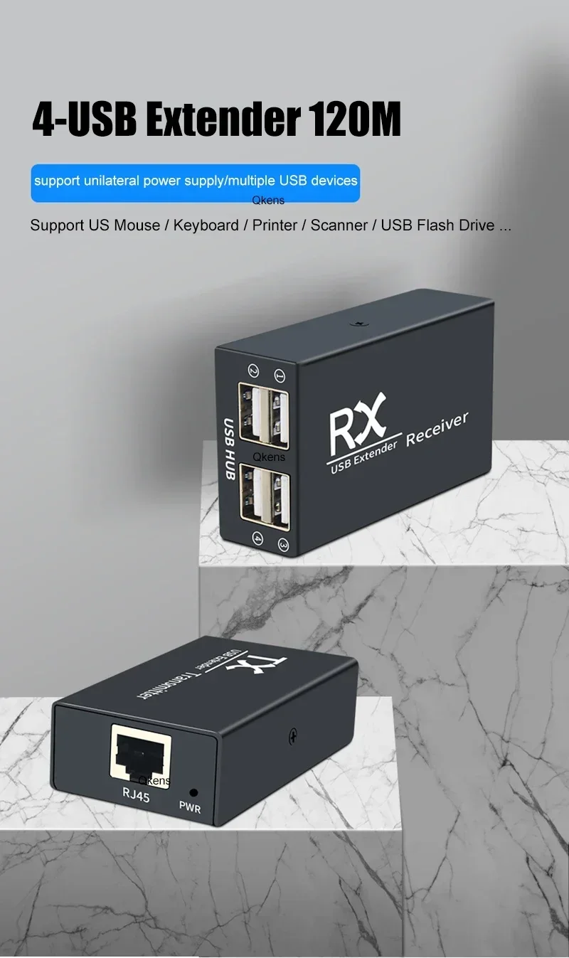 1 Kit 4 Port USB Extender 120M – обзор и цена Lan Cable Gaming