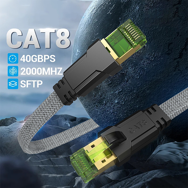 CYANMI Cat8 Ethernet Cable STT – обзор и цена Lan Cable Gaming