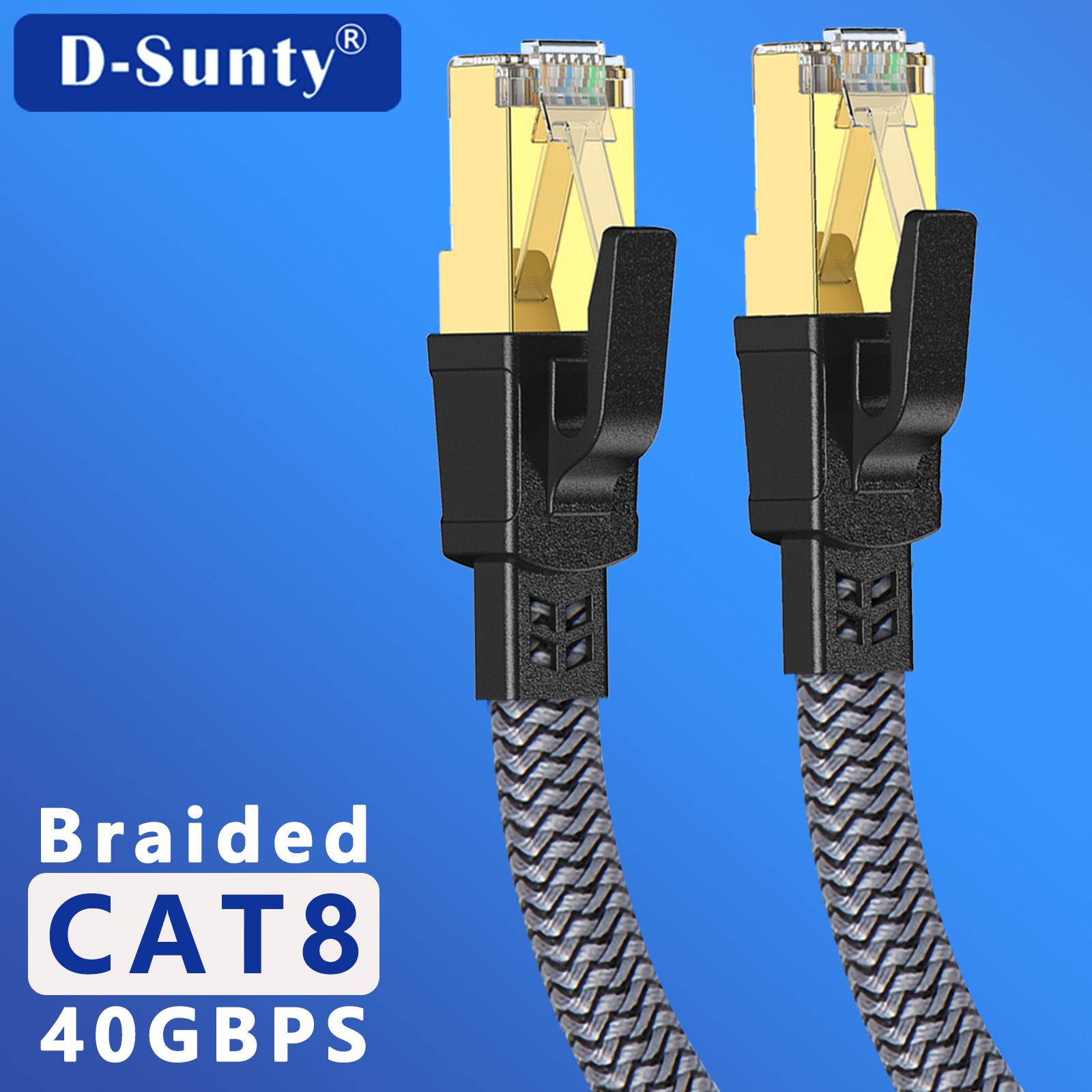 D-Sunty Ethernet Cable CAT8 40 – обзор и цена Lan Cable Gaming