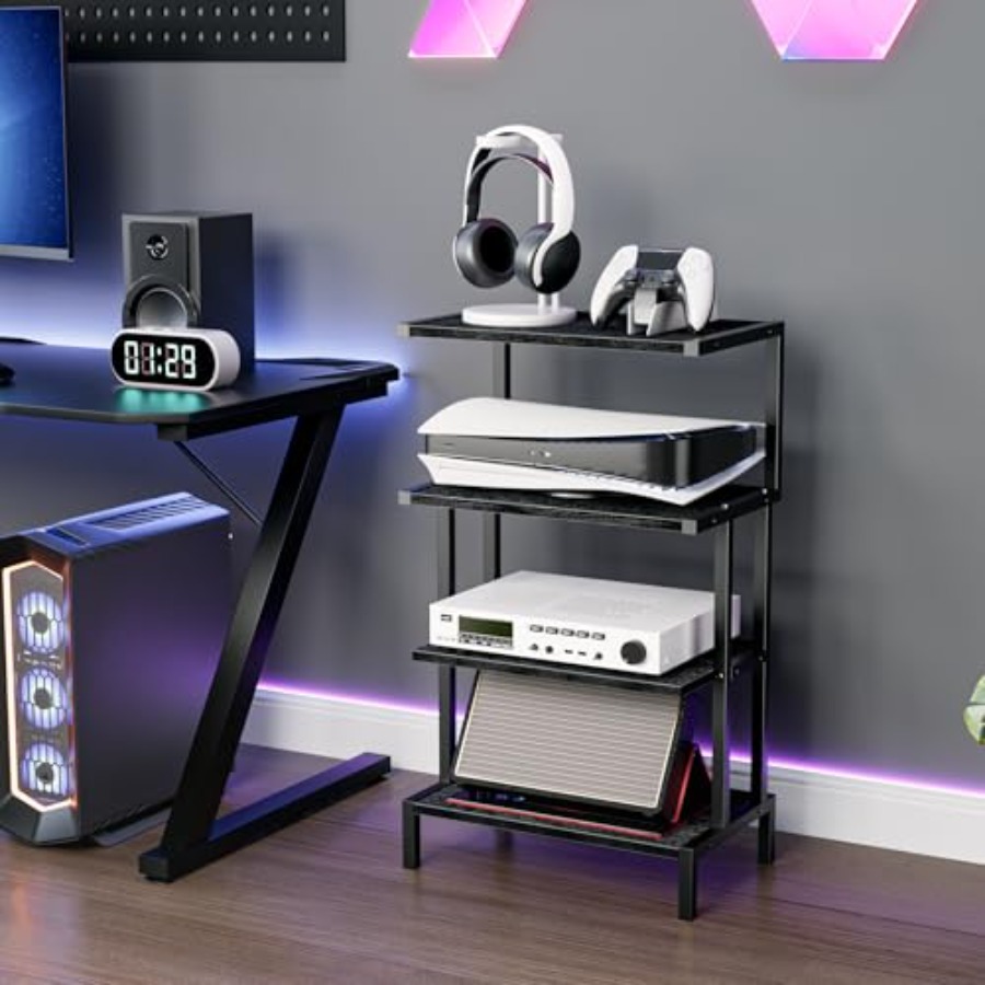 Media Stand Gaming Shelf 4 Tie – обзор и цена Gaming Console Games