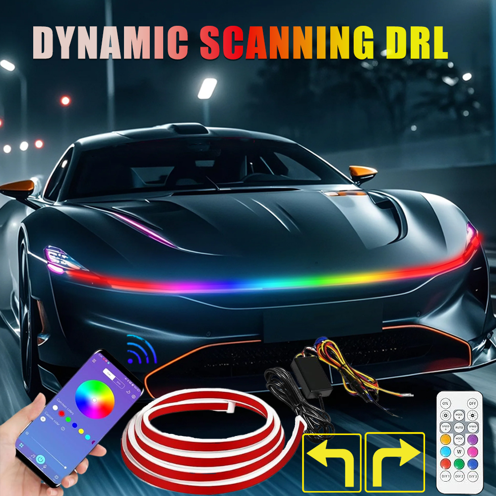 RGB Dynamic Scan Start Up DRL  – обзор и цена Led Gaming Light Strip