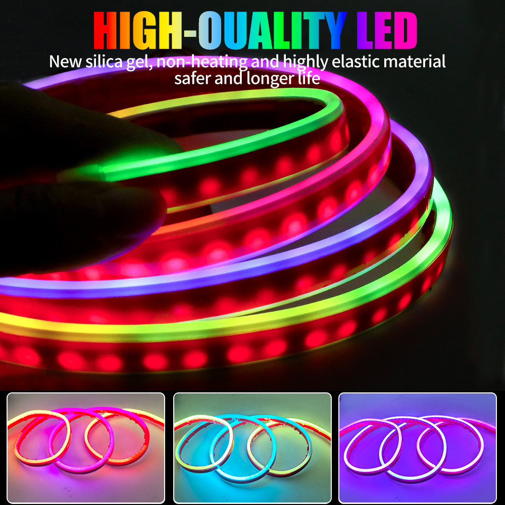 RGB Dynamic Scan Start Up DRL  – обзор и цена Led Gaming Light Strip