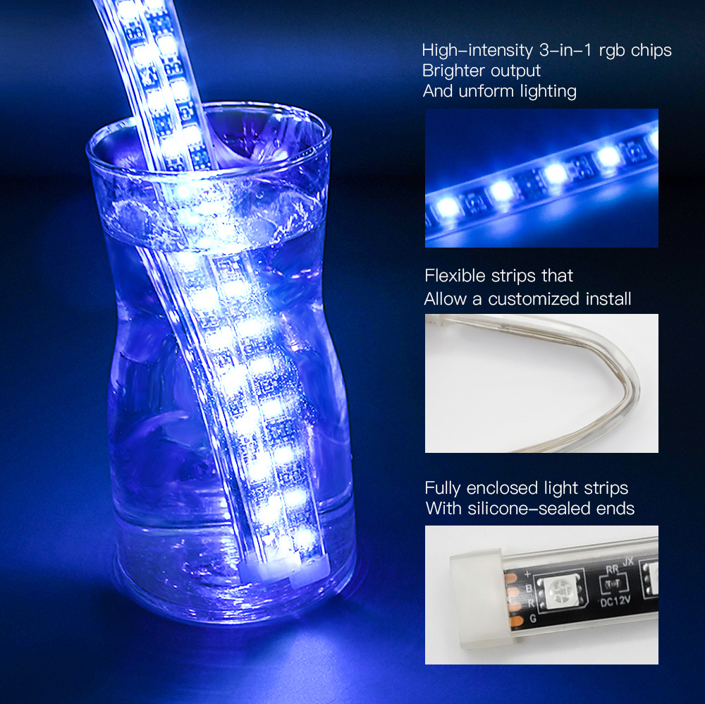 12 PCS Motorcycle LED Light ki – обзор и цена Led Gaming Light Strip