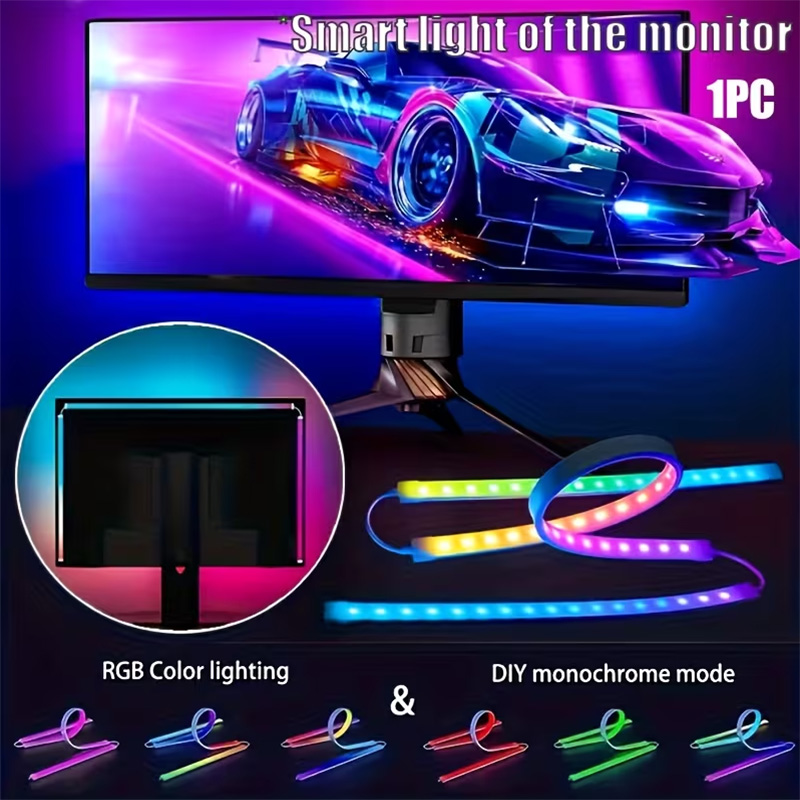 RGB Gaming Lights Strip Monito – обзор и цена Led Gaming Light Strip