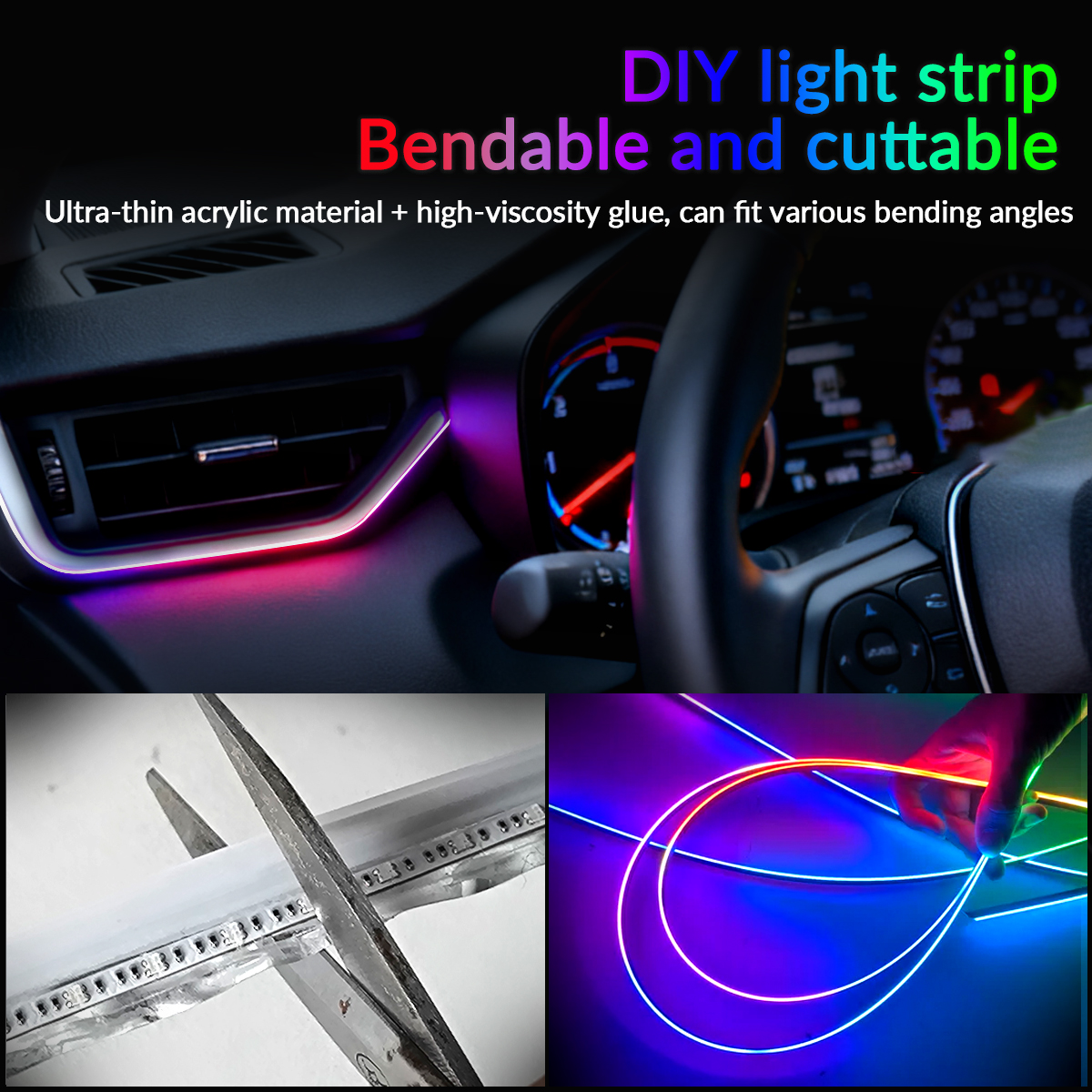Symphony Ambient Lights Car RG – обзор и цена Led Gaming Light Strip