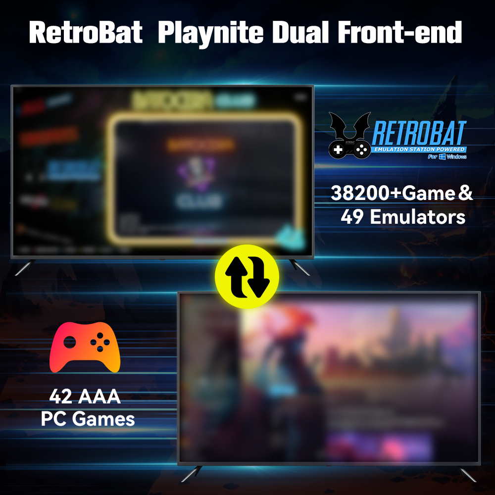 Retrobat＆Playnite System HDD R – обзор и цена Gaming Console Chinese