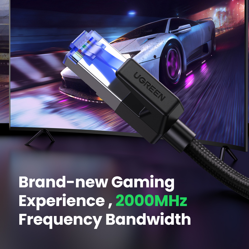 UGREEN Ethernet Cable CAT8 40G – обзор и цена Lan Cable Gaming