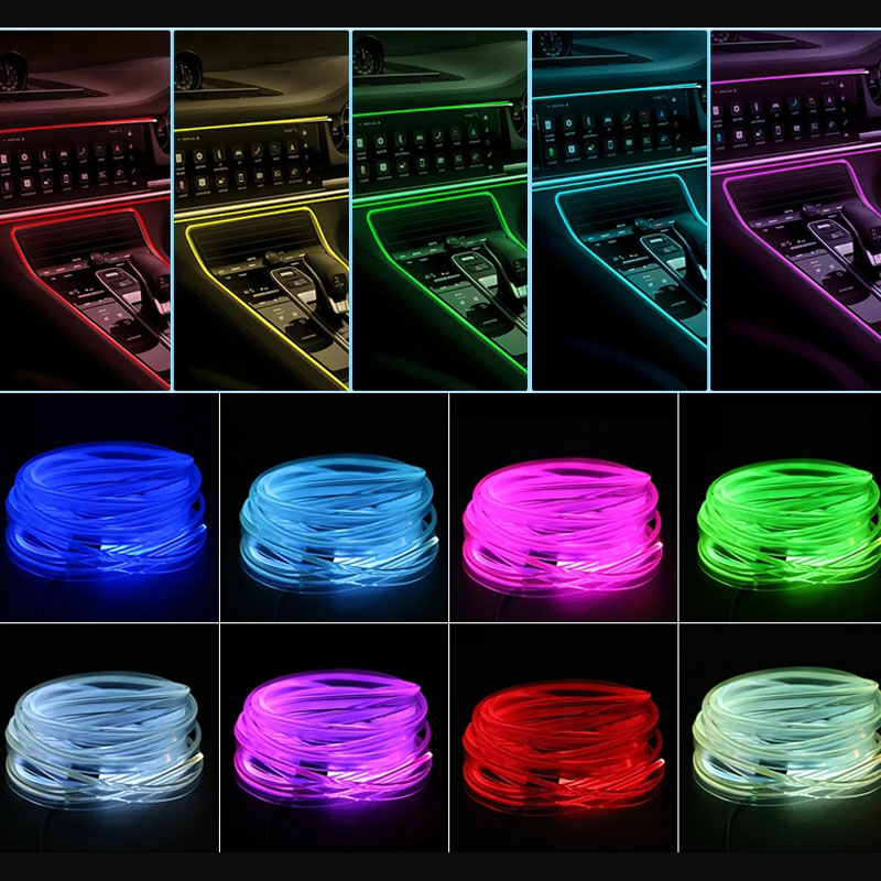 Car RGB Ambient LED Light Stri – обзор и цена Led Gaming Light Strip