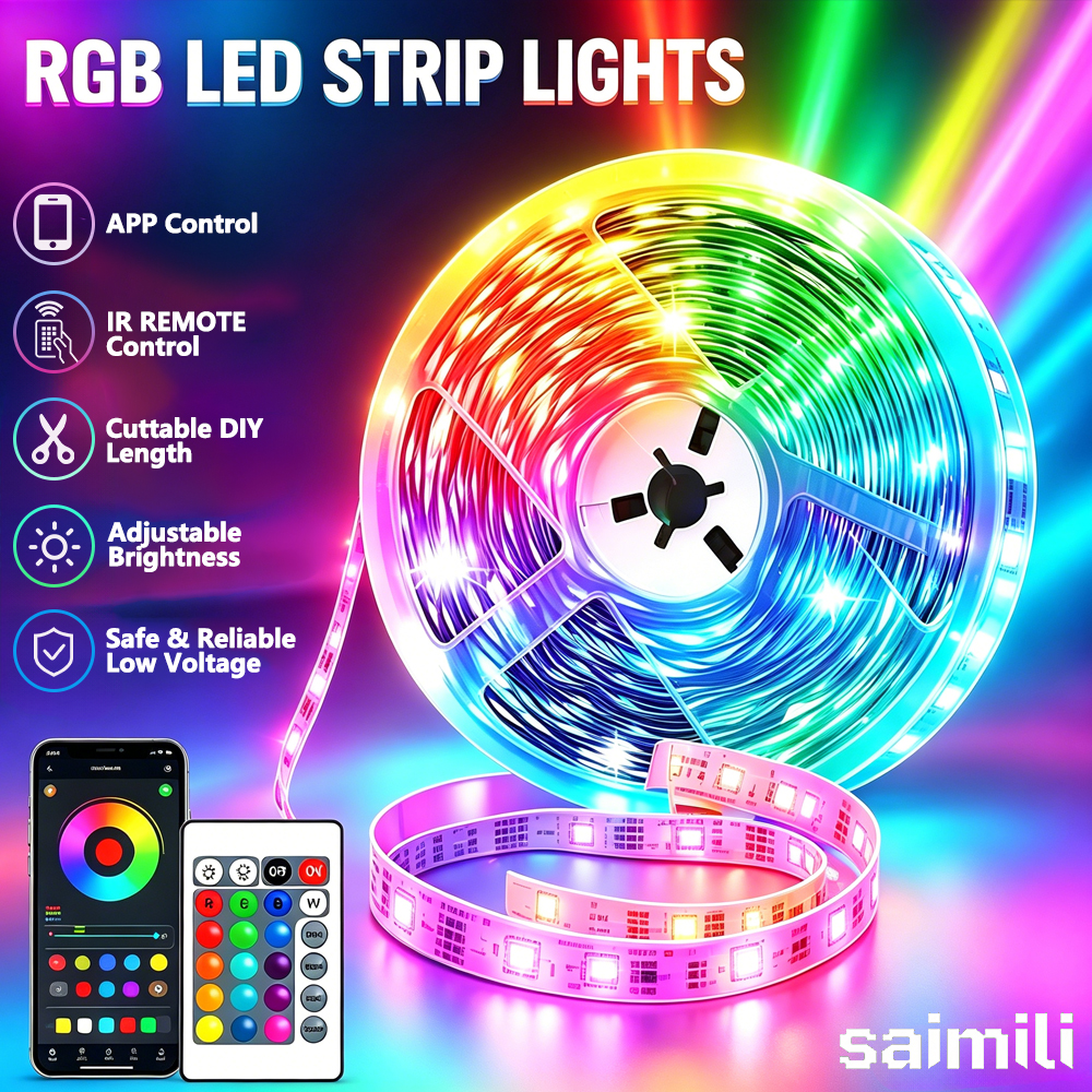 USB RGB LED Strip SMD3535 With – обзор и цена Led Gaming Light Strip