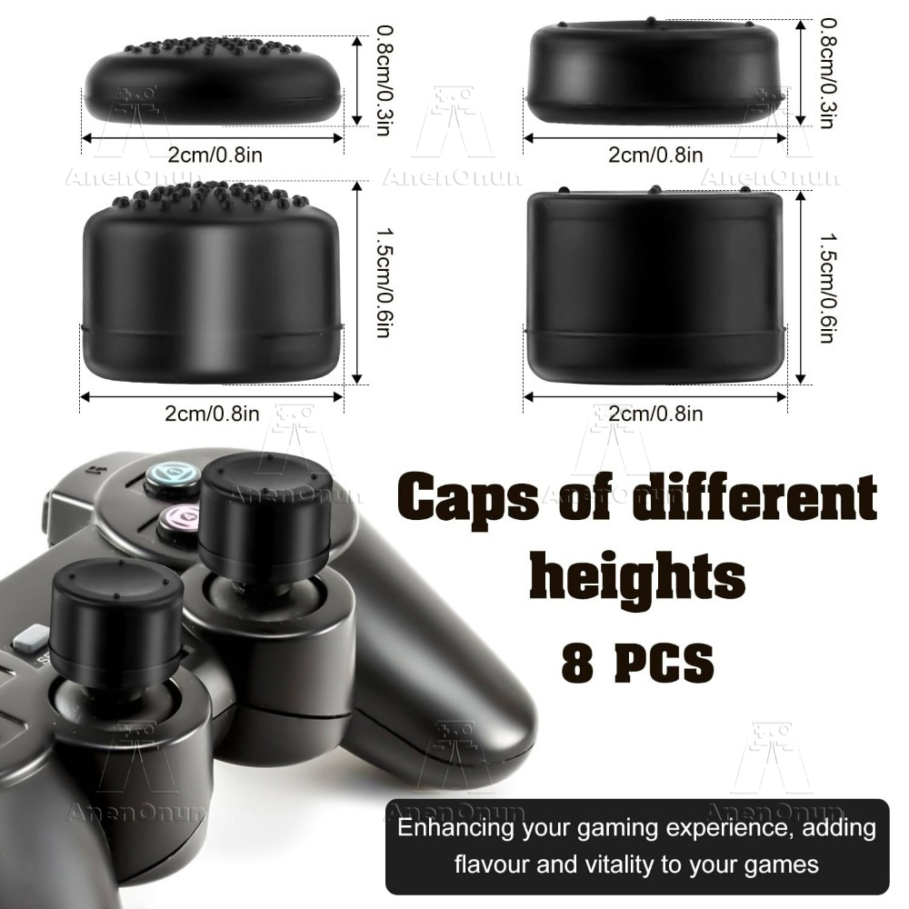 8PCS Thumb Grip Caps Controlle – обзор и цена Gaming Console And Pc