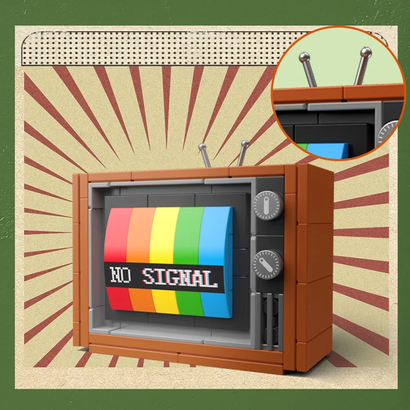 Retro DIY Building Blocks TV R – обзор и цена Gaming Consoles