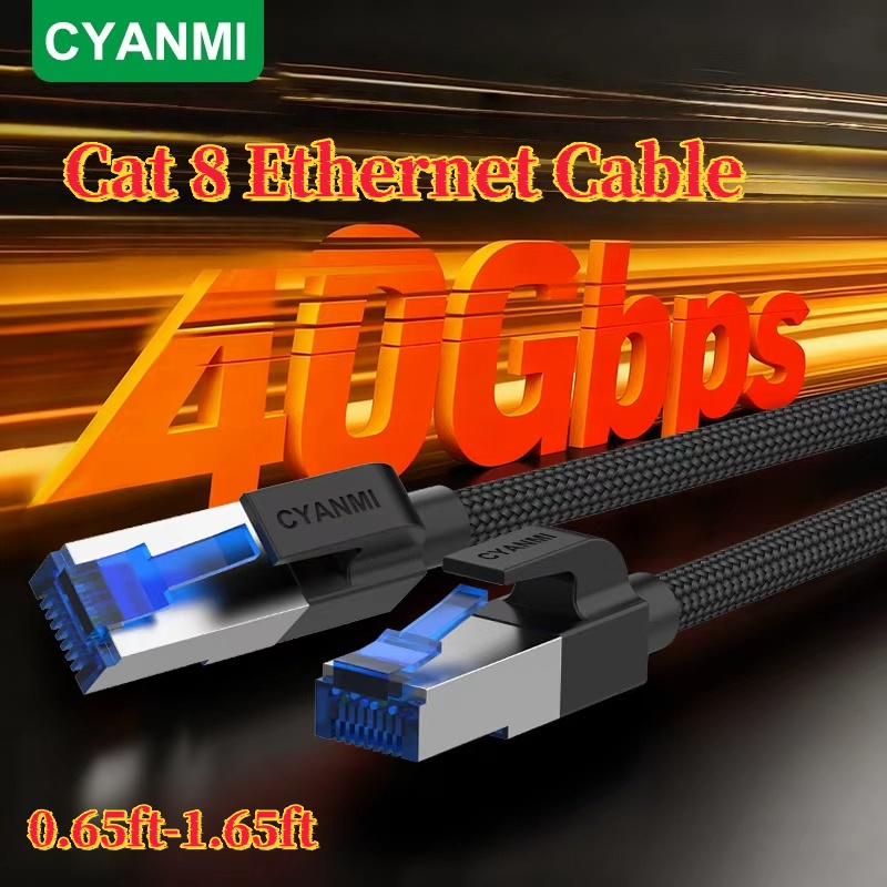 CYANMI Cat 8 Ethernet Cable 10 – обзор и цена Lan Cable Gaming