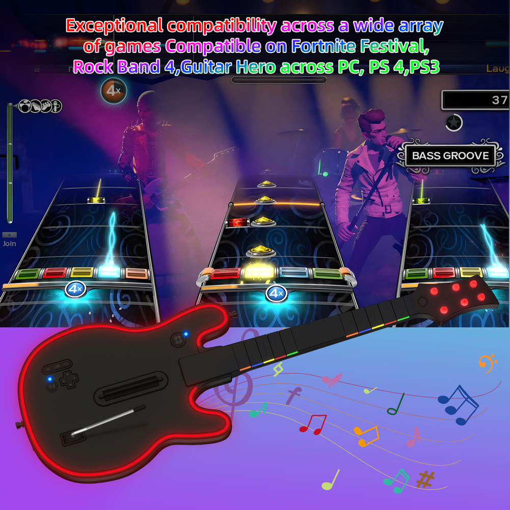 Wireless Guitar Controller 2.4 – обзор и цена Gaming Console Ps3