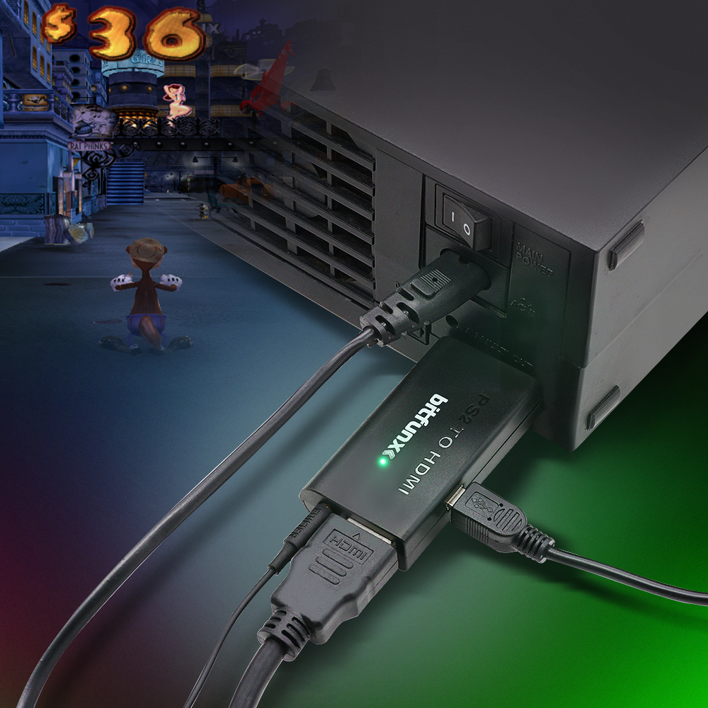 BitFunx PS2 YPBPR To HDMI™ Con – обзор и цена Gaming Console Ps3