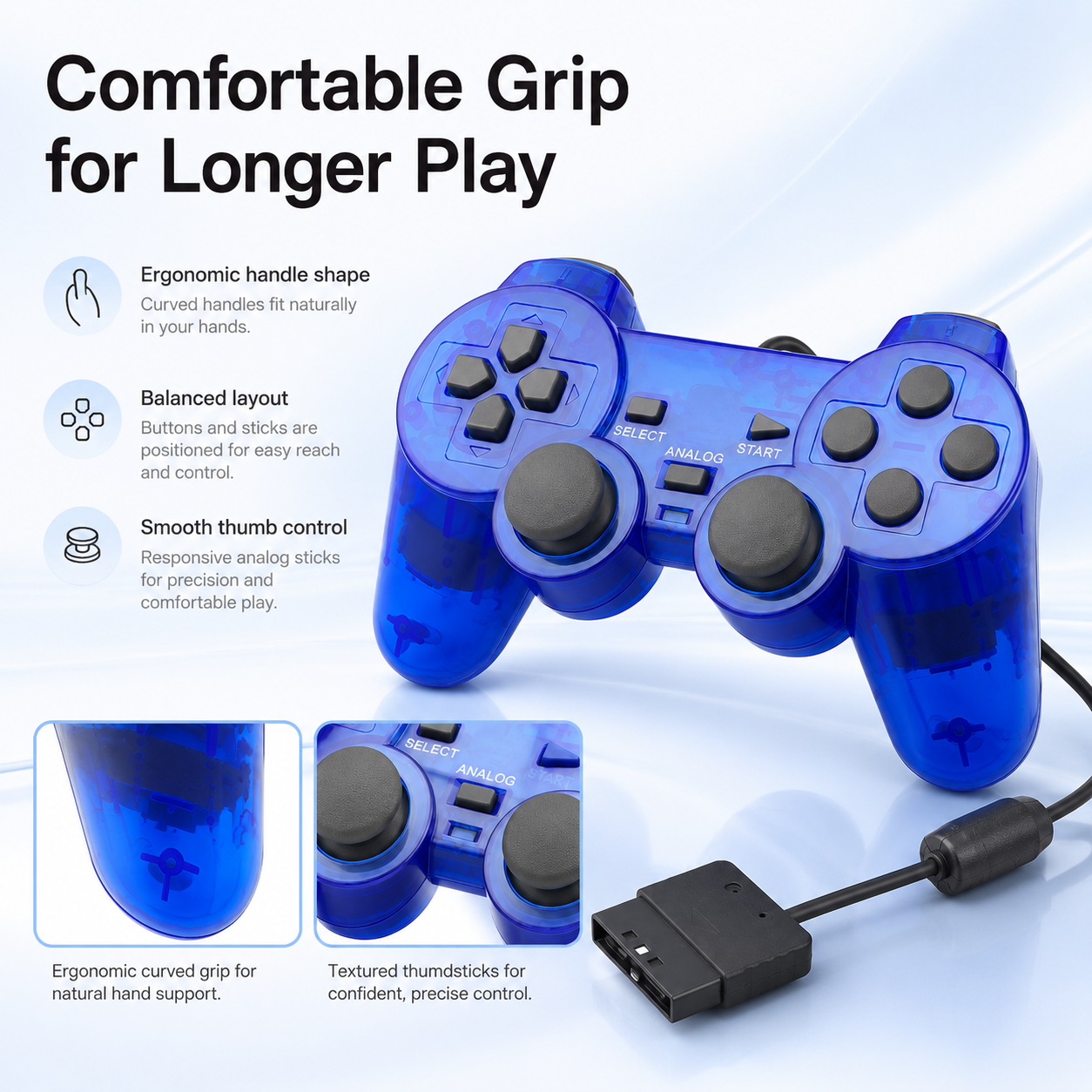 hot sale Gamepad Blue Game Con – обзор и цена Gaming Console For Sale