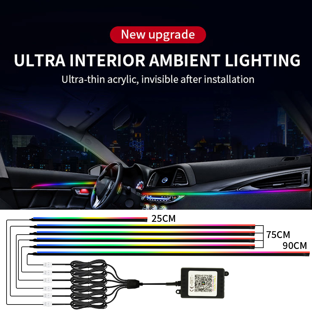 Symphony Car Ambient Lights Ki – обзор и цена Led Gaming Light Strip