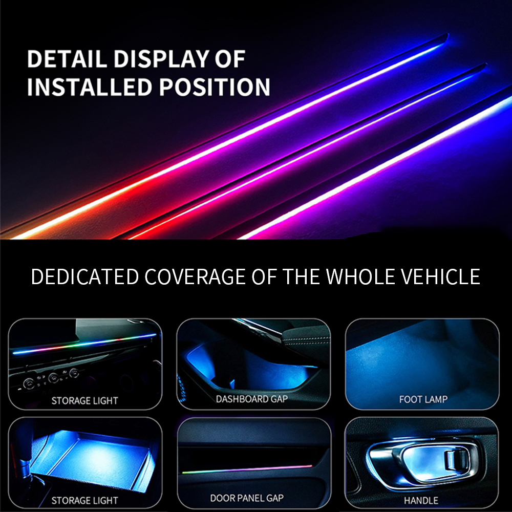 Symphony Car Ambient Lights Ki – обзор и цена Led Gaming Light Strip