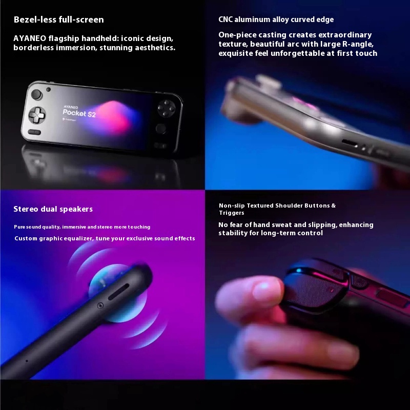 AYANEO Pocket S2 Pro Handheld  – обзор и цена Gaming Console Ayaneo