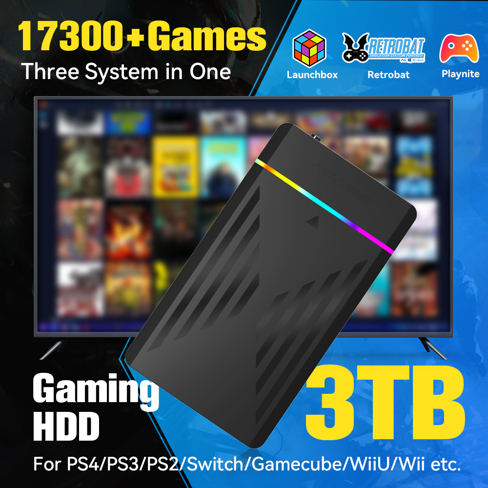 3TB Portable Gaming HDD Launch – обзор и цена Gaming Console Chinese