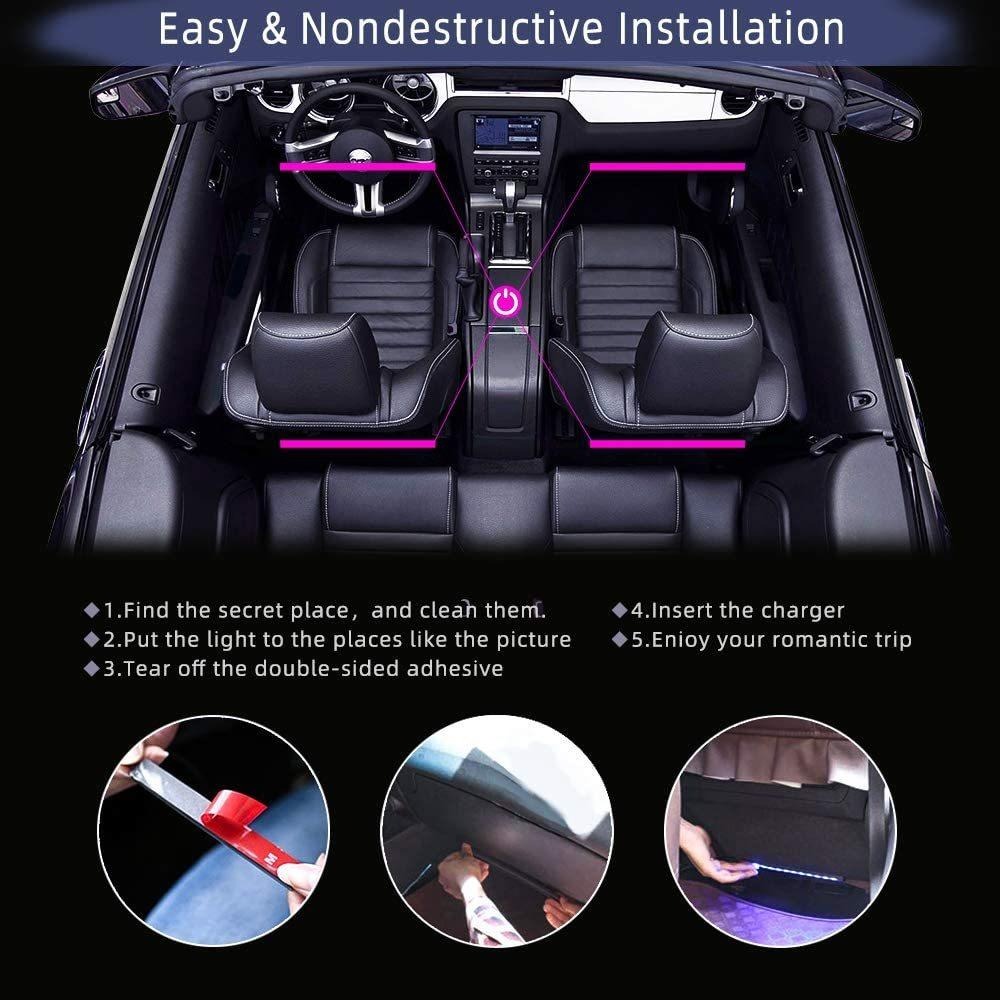 RGB Automotive Atmosphere Deco – обзор и цена Led Gaming Light Strip