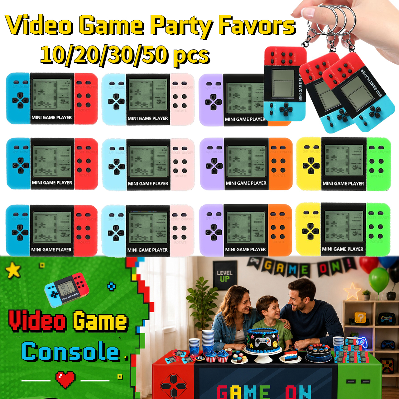 10-120pcs Kids Mini Handheld G – обзор и цена Gaming Console Games
